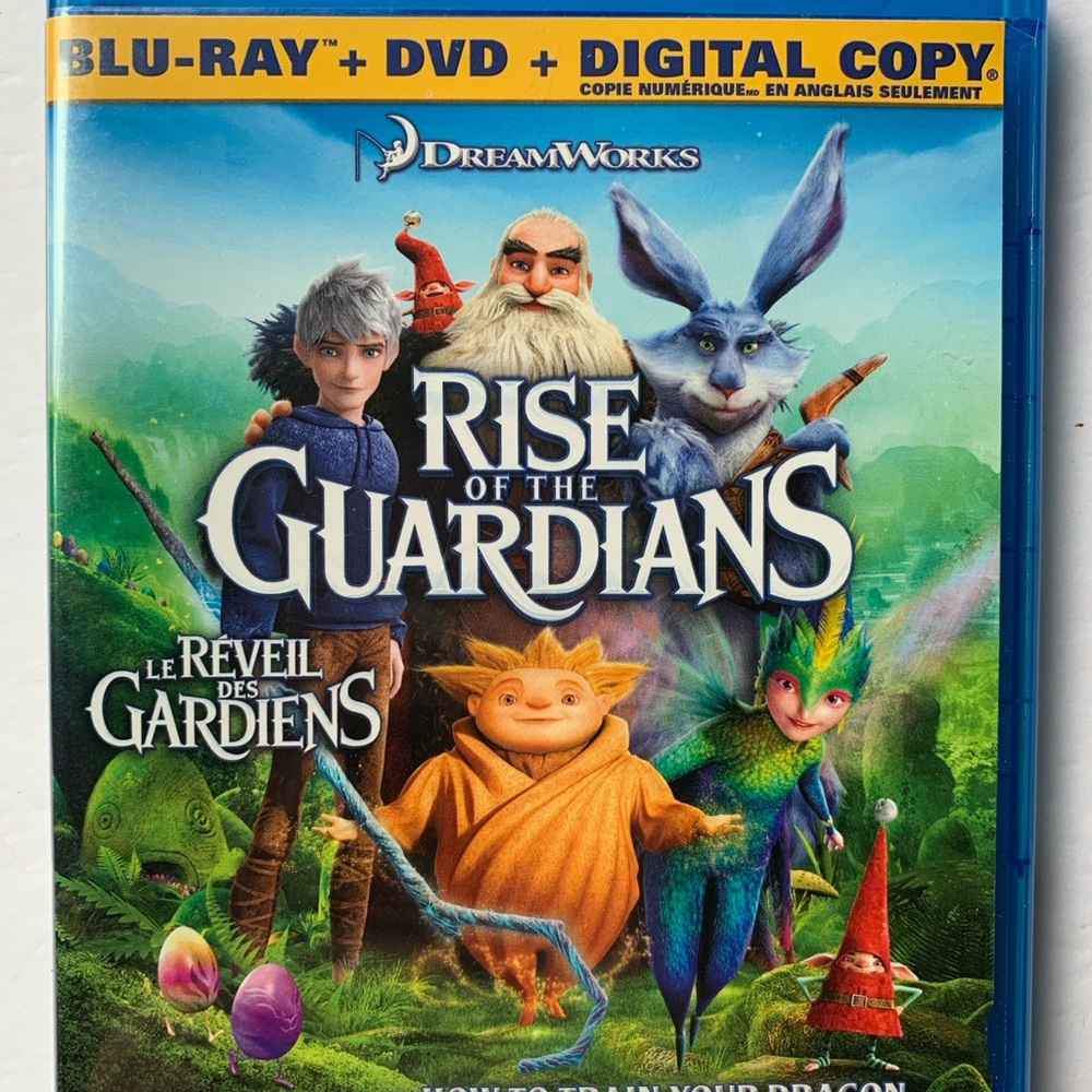 💙 DreamWorks 'Rise of the Guardians' Blu-ray + DVD